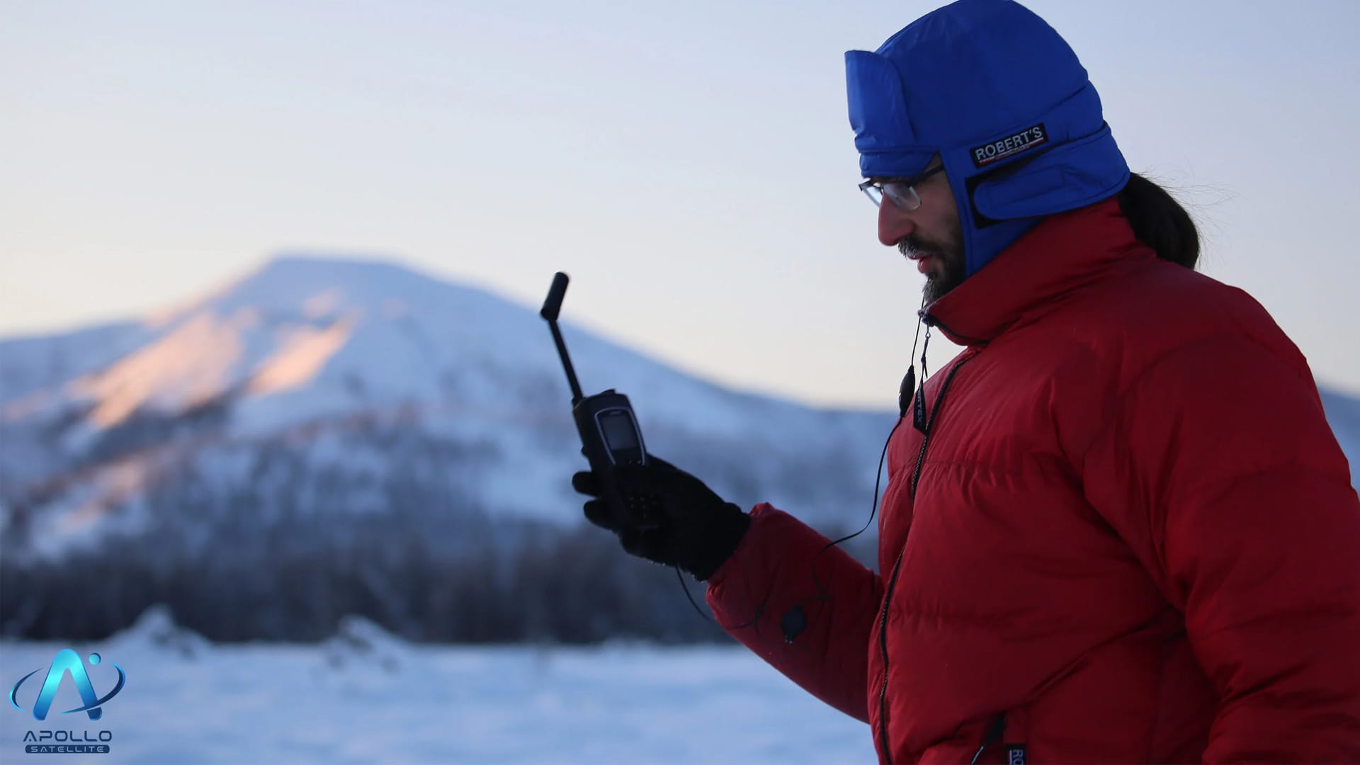 Explorer Using Satellite Phone