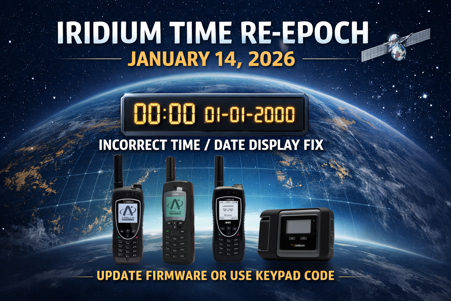 Iridium Firmware Update (Jan 2026): Fix Incorrect Time/Date After the Iridium Time Re-Epoch feature image